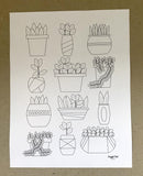 Plant Coloring Collection (8 pages) - Snuggle Fuel